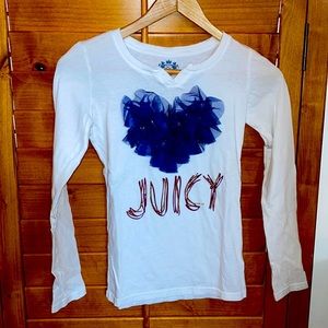 Juicy Couture Youth Sz 14 Long Sleeve T-Shirt